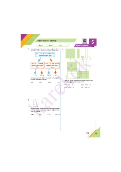Karekök Müfredat Her Kazanımdan Bir Soru Lgs Matematik