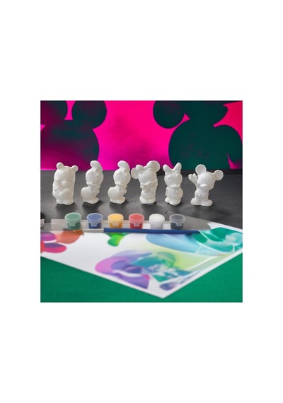 Mickey Mouse 6 Lı Figür Ve Boya Seti 7 Cm Boy