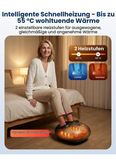 Comfıer Ayak Masajı, Shiatsu, Ayak Masajı Titreşimi Ve Isısı İle