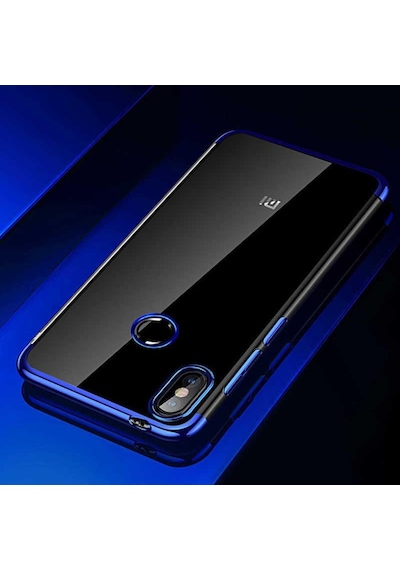 Xiaomi Mi A2 Lite Ince Köşeleri Renkli Şeffaf Kaliteli Kılıf