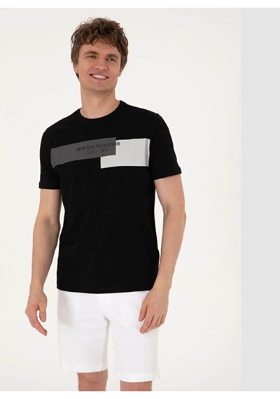 U.S. Polo Assn. Senka Siyah Erkek T-shirt 2104733 L