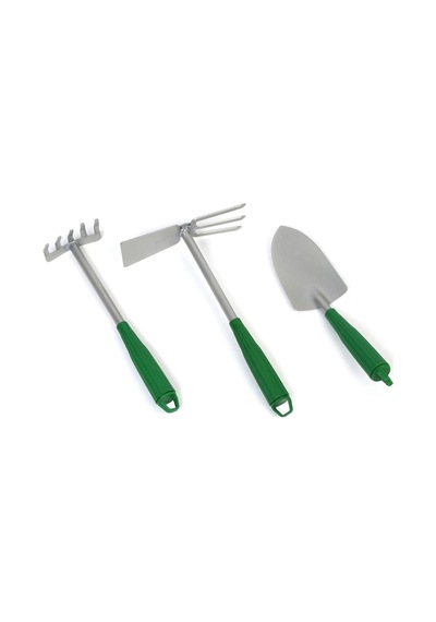 Garden Tools Çelik 3'lü Bahçe Seti Çapa Tırmık Kürek