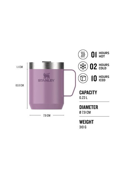 Classic Legendary Camp Mug Paslanmaz Çelik Termos Bardak Çok Renkli