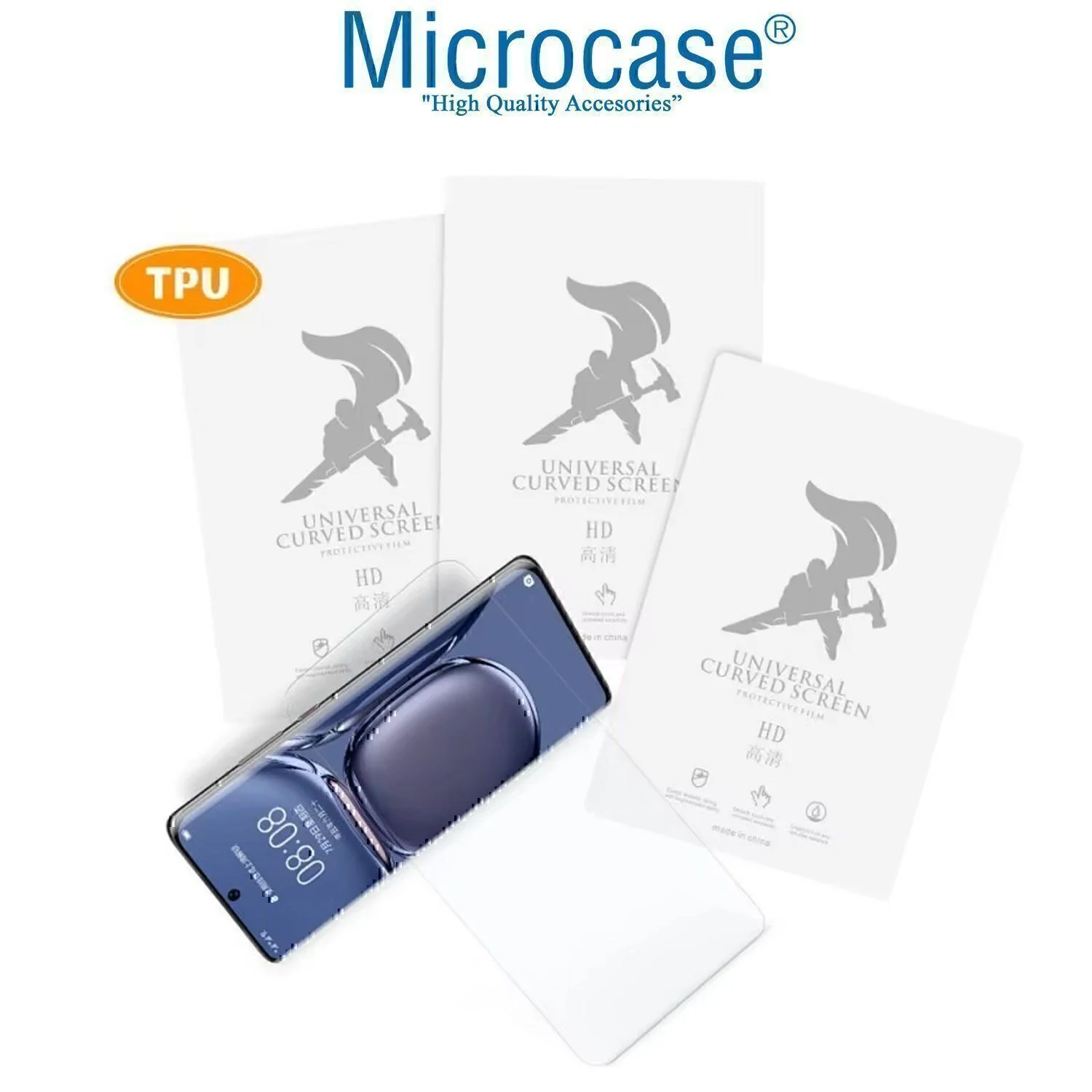 Microcase Honor X80 Pro Max İle Uyumlu Full Tpu Nano Arka Ekran Koruma Filmi - Ekm102