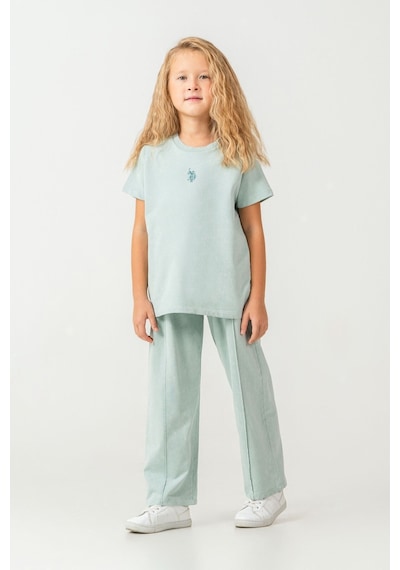 U.s. Polo Assn. Kız Çocuk Yeşil Pijama Takım 5274-49913 Yeşil