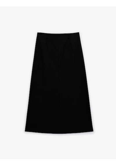 Koton Regular Fit Midi Kalem Etek Siyah 6sak70033uw Siyah