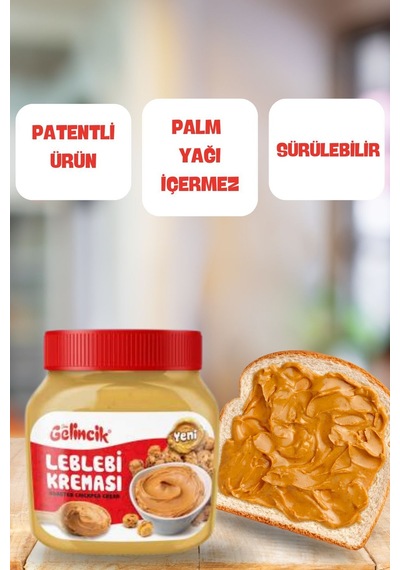 Kahvaltılık Sürülebilir Doğal Katkısız 650gr Özel Üretim Orijinal Leblebi Kreması