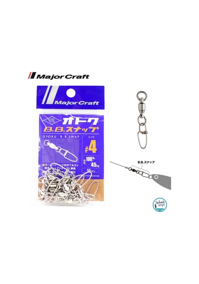 Major Craft Otoku Klipsli Fırdöndü 4 10ad