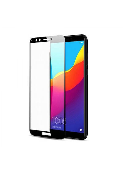 Helt Huawei Y7 2018 Uyumlu Ön Koruma Nano Ekran Koruyucu - Siyah
