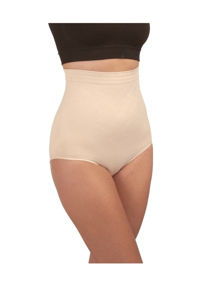 New Lilla 002 Yüksek Slikon Bel Tutucu Toparlayıcı Slip Korse Ten Rengi
