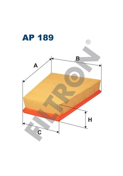 FILTRON AP189 HAVA FİLTRESİ POLO 07-IBIZA 09-FABIA 00- 1.2-1.4 *(