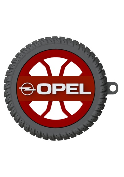 Opel Uyumlu Özel Tasarım Anahtarlık - Premium Hafif Ve Dayanıklı Kırmızı