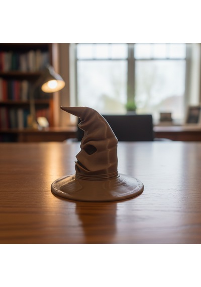 Harry Potter Seçmen Şapka Sorting Hat Dekoratif Masaüstü Biblo - 3d Tasarım 8,3 X 10 Cm