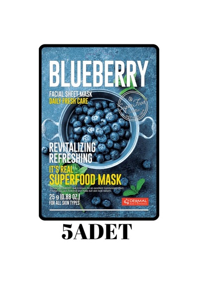 Dermal Superfood Yaban Mersini Maskesi 5'li
