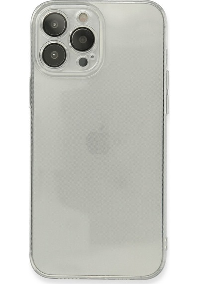 Newface Apple Uyumlu iPhone 13 Pro Max Kılıf Fly Lens Silikon - Şeffaf Şeffaf