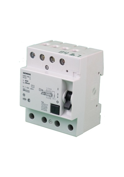 Siemens 4P 63A 300Ma Kaçak Akım Sigortası