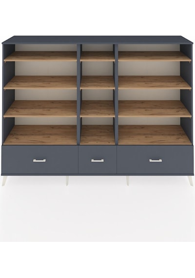 Hyperion Dolap 12 Raflı 3 Çekmeceli 220x44x163 Antrasit-çam/antr Antrasit-çam/antrasit Hyperion Dolap 12 Raflı 3 Çekmeceli 220x44x163 Antrasit-çam/antr Antrasit-çam/antrasit