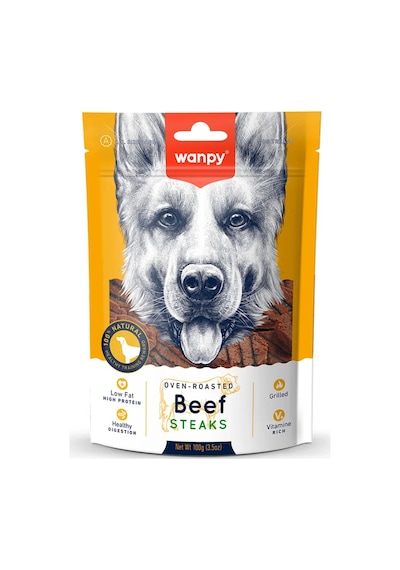 Wanpy Beef Steaks Köpek Ödül 100 Gr