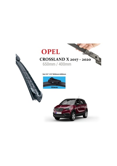 Opel Crosland X Silecek Takımı 2017 ve Sonrası