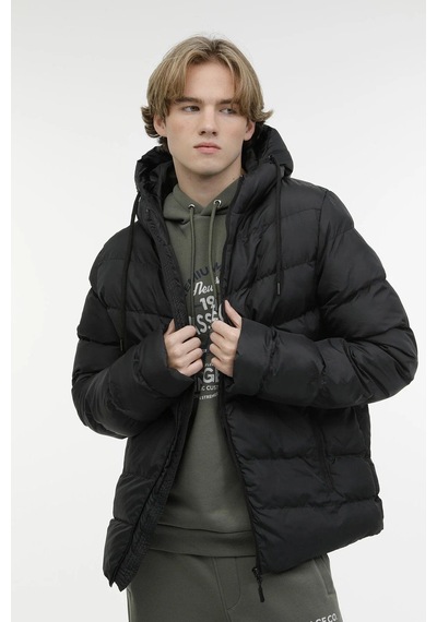 Lumberjack Kinetix M-Sn541 Mario Coat Erkek Siyah Mont Siyah