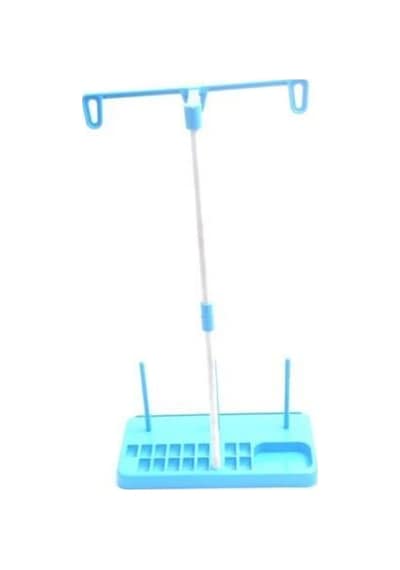 Ev Tipi Dikiş Makinesi Çardağı İplik Çardağı Plastik Çardak Seti Mavi Makara Standı Ts-500