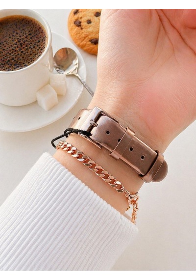 Daniel Klein Deri Kordonlu 2 Yıl Garantili 3 Atm Suya Dayanıklı Kadın Kol Saati+bileklik Bd.12810.2 Rose Gold