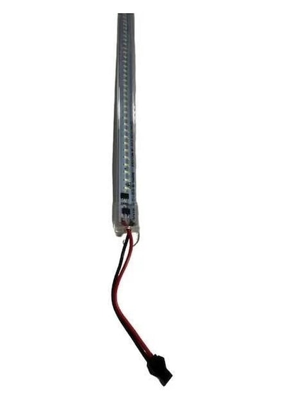 220 Volt 4014 Çubuk Led 1m Kasalı Dim Edilebilir Bar Led 220v Gün Işıgı 3000-3200k -şeffaf Cam