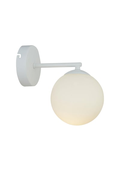 Elvin Beyaz Duvar Lambası Yatak Odası-Yatak Başı-Banyo İçin Modern Aplik Beyaz