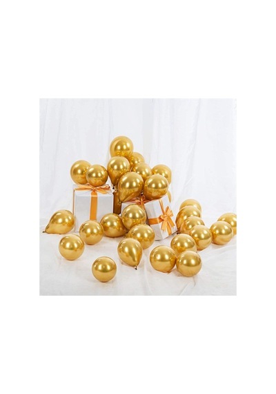 Gold Renk Krom Balon 50 Adet 418