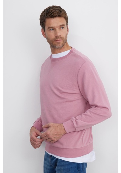Tudors Unisex Relax Fit Rahat Kesim %100 Pamuk 3 İplik Basic Lila Bisiklet Yaka Sweatshirt-35149 Lila Tudors Unisex Relax Fit Rahat Kesim %100 Pamuk 3 İplik Basic Lila Bisiklet Yaka Sweatshirt-35149 Lila