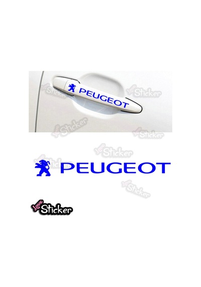 Peugeot Kapı Kolu Ve Jant Oto Sticker, Araba Sticker