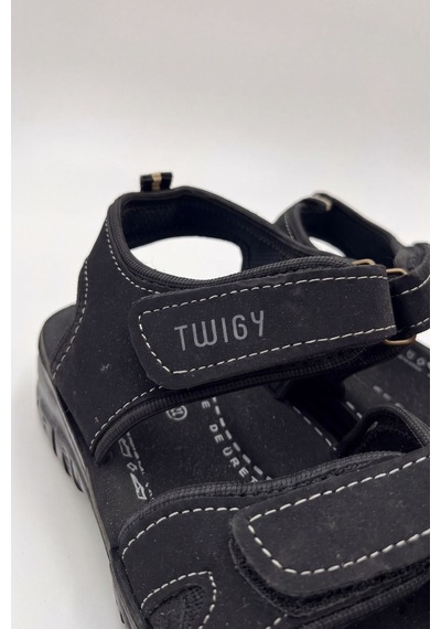 Twigy Adventure Çocuk Sandalet Siyah 28/35