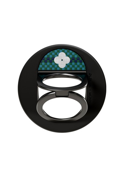 Pitaka Aramid Fiber Flora İn Grid Serisi Magez Grip 3 Magnetik Ring Stand Telefon Tutucu Mavi