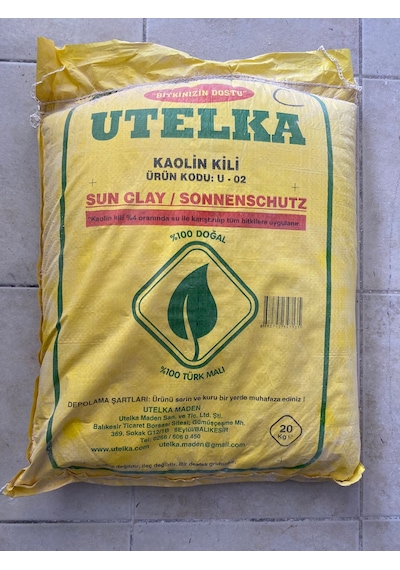 Bitki Koruyucu Kaolin Kili 5 Kilogram