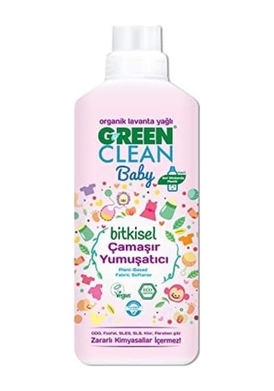 U Green Clean Baby Bitkisel Çamaşır Yumuşatıcı 1000ml 124-Pembe