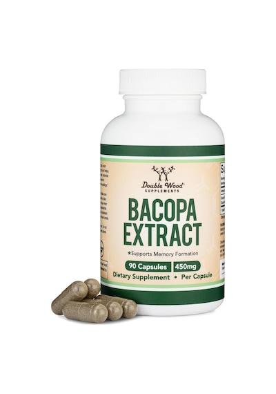 Double Wood Bacopa Monnieri Memory Brain Health, Focus, And Cogni