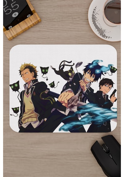Ao No Exorcist Blue Exorcist Anime V5 - 22x18 Gaming Kauçuk Kaymaz Taban Mouse Pad Fare Altlığı