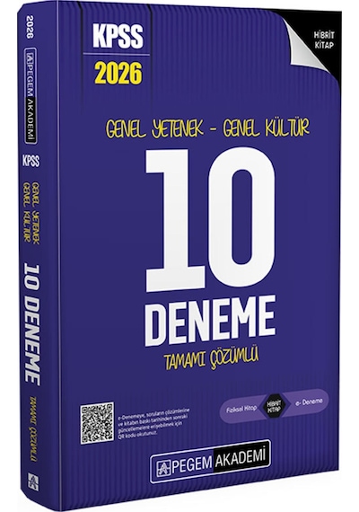 Pegem 2026 Kpss Gk-gy 10 Deneme