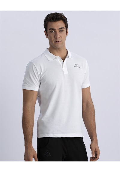 Kappa Logo Maltax 2 MSS Erkek Regular Fit Polo Yaka Tişört Beyaz