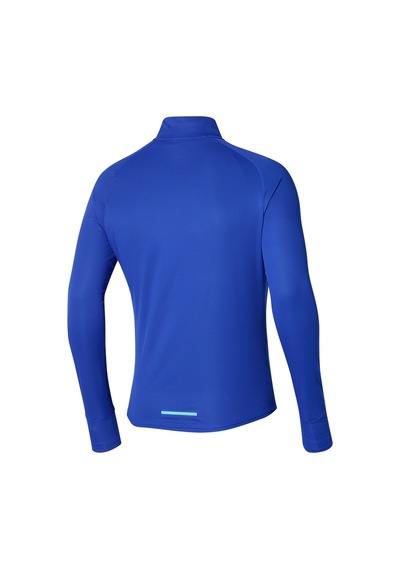 Mizuno Hybrid Erkek Uzun Kollu Yarım Fermuarlı Sweatshirt Mavi
