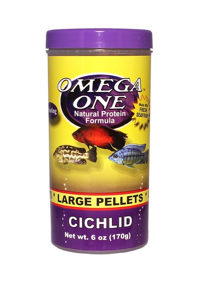 Omega One Cichlid Large Pellets 490ml / 170gr