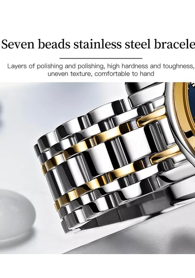 20mm Çapında Ucu Kavisli Çift Renk Çelik Saat Kordonu Çok Renkli