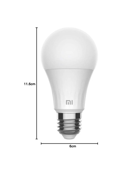 Xiaomi Mi Smart Akıllı Led Ampul, 8 W, 810 Lm, Sıcak Beyaz