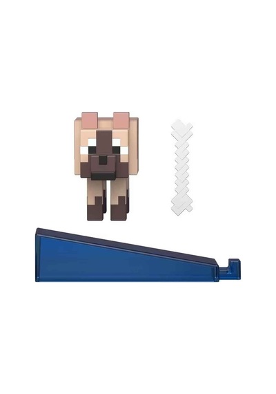 Minecraft Aksesuarlı Figürler Chestnut Wolf Jjr90