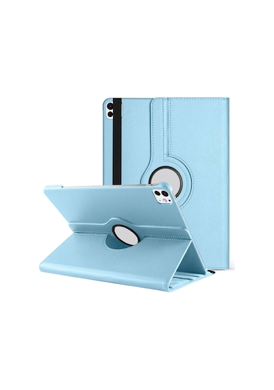 Microsonic Apple Uyumlu iPad Pro 11 2024 Kılıf A2836-a2837 360 Rotating Stand Deri Tablet Kılıfı