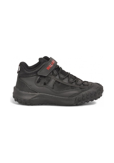 Walkway Siyah-kırmızı Cırt Bantlı Kauçuk Tabanlı Erkek Çocuk Sneaker Bot Nexo 2280