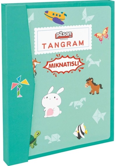 Mey İthalat 03 569 Ahşap Manyetik Tangram - Oyuncak