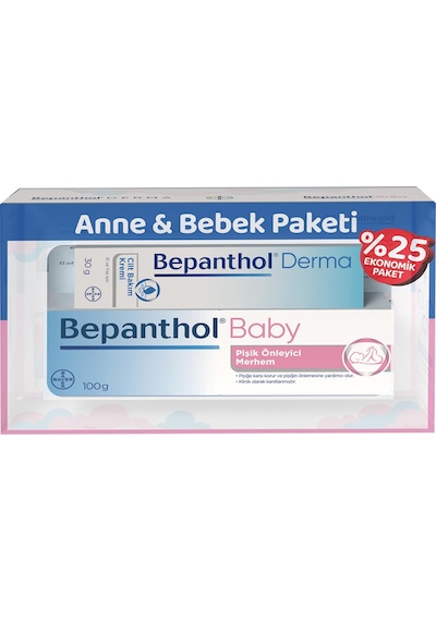 Bepanthol Baby Pişik Kremi 100 Gr+Cilt Bakım Kremi 30 Gr