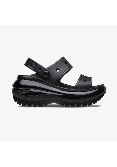 Crocs Classic Mega Crush Kadın Siyah Sandalet Düz 207989 Siyah Crocs Classic Mega Crush Kadın Siyah Sandalet Düz 207989 Siyah