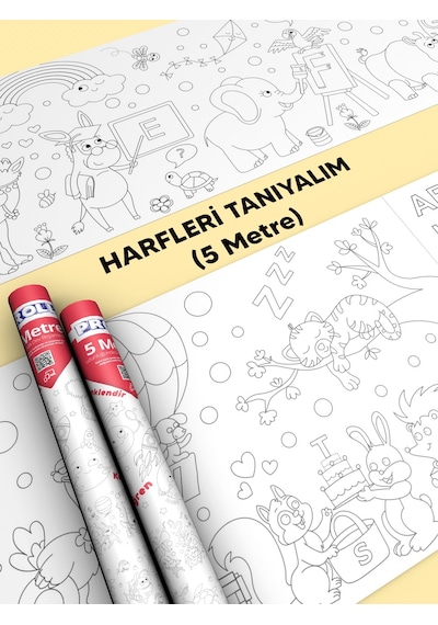 Harfler Boyama Kağıdı